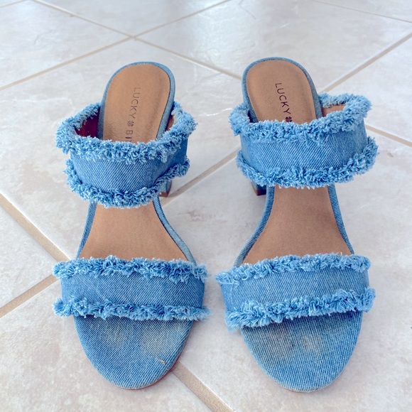 Lucky Brand Jean Heels - Picture 4 of 5